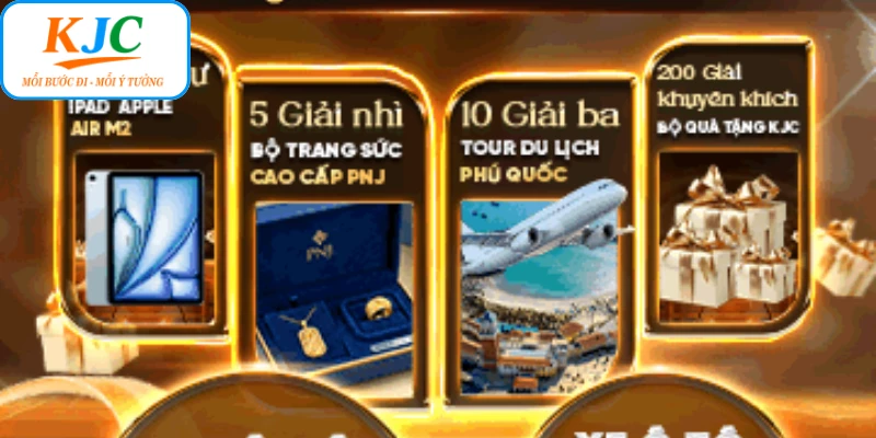 Phân chia các nhóm khuyến mãi KJC riêng biệt